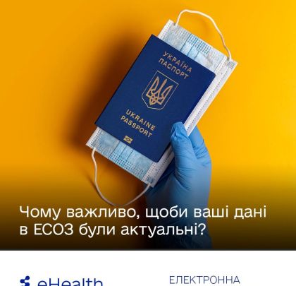 Актуальні дані пацієнта в ЕСОЗ